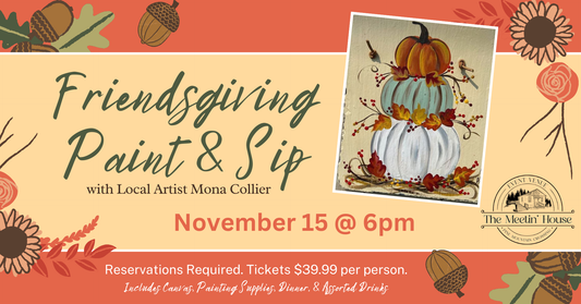 Friendsgiving Paint & Sip Event